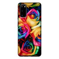 Neon bloemen: Samsung Galaxy S20 Tough Case