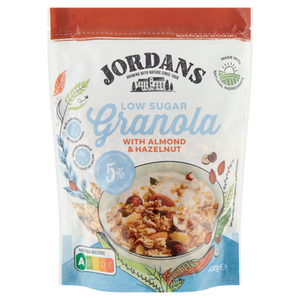 Jordans Low Sugar Granola with Almond & Hazelnut 400g bij Jumbo