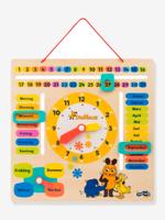 Educatief bord voor kinderen DIE MAUS met klok en kalender SMALL FOOT® meerkleurig Educatief bord voor kinderen DIE MAUS met klok en kalender SMALL FOOT® meerkleurig