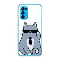 Cool cat: Oppo Find X3 Lite Transparant Hoesje