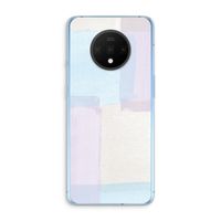 Square pastel: OnePlus 7T Transparant Hoesje