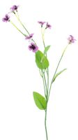 Mini pansy spray purple 61 cm kunstbloemen - Nova Nature