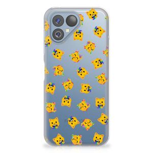 TPU bumper voor Fairphone 5 Katten Emojis