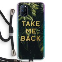 Take me back: Oppo A92 Transparant Hoesje met koord
