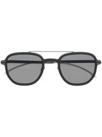 Mykita lunettes de soleil teintées à monture pilote - Gris