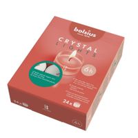 Bolsius Clear Cup Theelicht 6 Uur Doos 24 Stuks Bolsius Clear Cup Theelicht 6 Uur Doos 24 Stuks