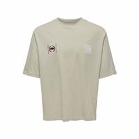 Heren-T-Shirt met Korte Mouwen Only & Sons Onslenny Ovz Element Grijs - Maat: L