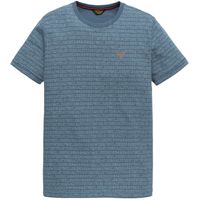 Short sleeve r-neck slub jersey ao blue ashes - thumbnail