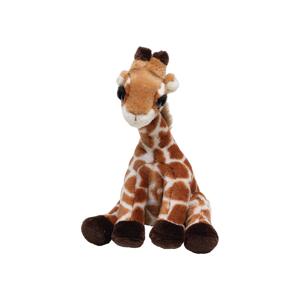 Pluche Afrikaanse Giraffe knuffel - 24 cm - knuffeldier - wilde dieren - speelgoed - kinderen