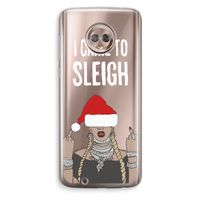 Came To Sleigh: Motorola Moto G6 Transparant Hoesje