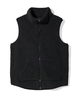 140 Dames Sherpa Bodywarmer Zwart (zwart)