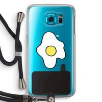 Spiegelei: Samsung Galaxy S6 Transparant Hoesje met koord