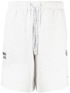 AAPE BY *A BATHING APE® short à patch logo - Gris