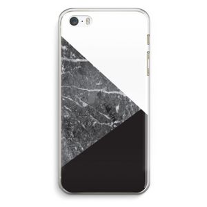 Combinatie marmer: iPhone 5 / 5S / SE Transparant Hoesje