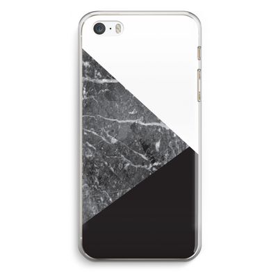 Combinatie marmer: iPhone 5 / 5S / SE Transparant Hoesje
