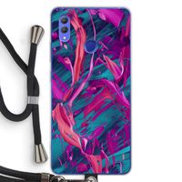 Pink Clouds: Honor Note 10 Transparant Hoesje met koord