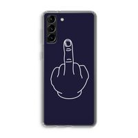 F**k U: Samsung Galaxy S21 Plus Transparant Hoesje