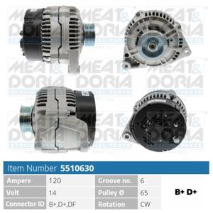 Meat Doria Alternator/Dynamo 5510630