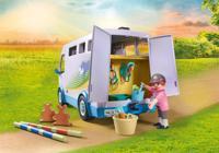 PLAYMOBIL Horses of Waterfall - Mobiele manege Constructiespeelgoed - thumbnail