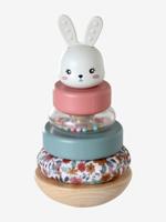 Stapeltoren konijn van FSCÂ®-hout wit