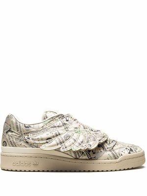 adidas "x Jeremy Scott baskets Forum Wings 1.0 ""Money""" - Marron