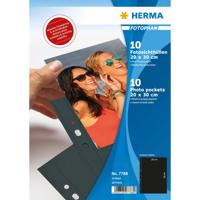 Herma HERMA 7788 Fotohoezen Zwart, Transparant 20 x 30 cm