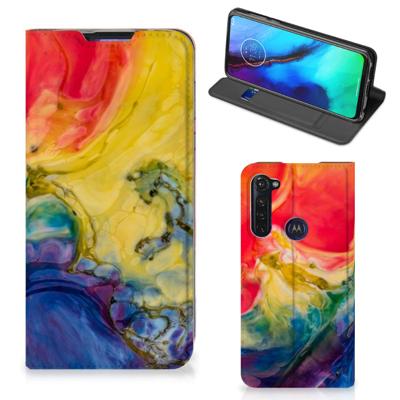 Bookcase Motorola Moto G Pro Watercolor Dark