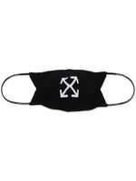 Off-White masque à motif Arrow - Noir