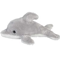 Pluche knuffel dieren Dolfijn van 15 cm   -