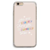Right Place: iPhone 6 Plus / 6S Plus Transparant Hoesje