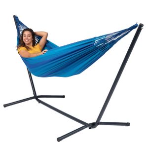 'Easy & Dream' Blue Eénpersoons Hangmatset - 120 kg - Blauw - Colombiaanse - Tropilex