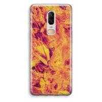 Eternal Fire: OnePlus 6 Transparant Hoesje
