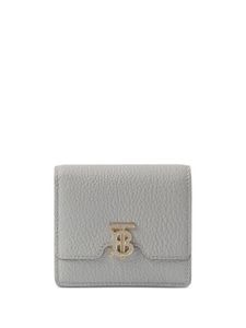 Burberry portefeuille en cuir à fini grainé TB - Gris