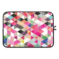 Gekleurde driehoekjes: Laptop sleeve 13 inch