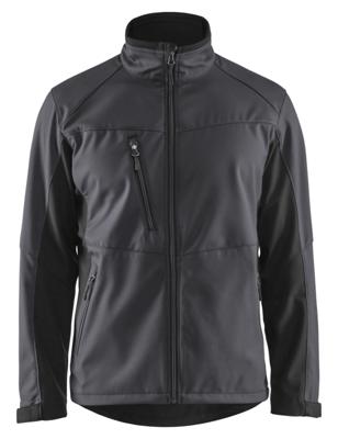 Blåkläder Softshell Jack 49502516 | Medium Grijs/Zwart | Maat 4XL - 7330509690451