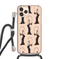 Pop Some Kim: iPhone 11 Pro Transparant Hoesje met koord