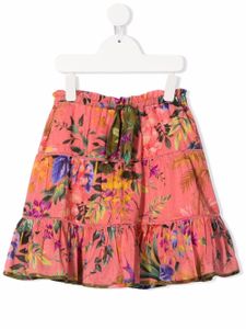 ZIMMERMANN Kids jupe Tropicana à volants - Rose