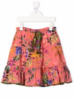 ZIMMERMANN Kids jupe Tropicana à volants - Rose