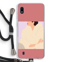 Cosy: Samsung Galaxy A10 Transparant Hoesje met koord