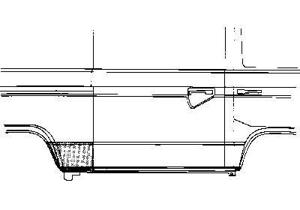 Plaatwerkdeel Rans/prit 80- Paneelplaat 5870141