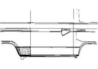 Plaatwerkdeel Rans/prit 80- Paneelplaat 5870141