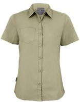 Craghoppers CES004 Expert Womens Kiwi Short Sleeved Shirt - Pebble - 40 (14)