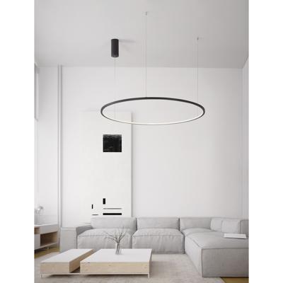 Lyora Ronde hanglampTarquin zwart Ø 100cm - 9345609