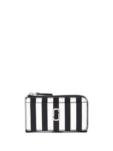 Marc Jacobs portefeuille The Stripe Top Zip Multi - Noir