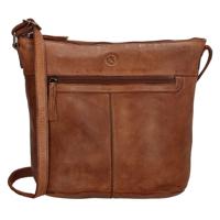 Hide en Stitches Schoudertas Paint Rock Cognac Hide en Stitches Schoudertas Paint Rock Cognac