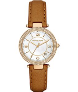 Horlogeband Michael Kors MK2464 Leder Bruin 16mm