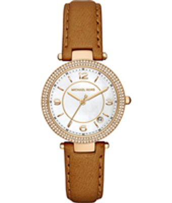Horlogeband Michael Kors MK2464 Leder Bruin 16mm