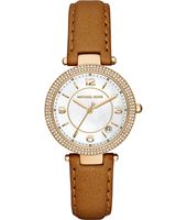 Horlogeband Michael Kors MK2464 Leder Bruin 16mm