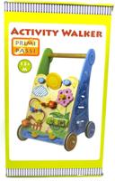 Jonotoys Primi passi de houten babywalker met activiteiten