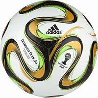 Adidas Voetbal Brazuca Rio OfficiÃ«le Replica Wedstrijdbal - thumbnail